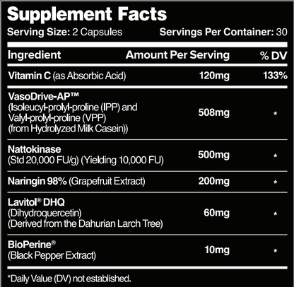 Leviathan Nutrition Hemo Flow | Supplement with Nattokinase for Nitric Oxide